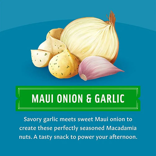 Maui Onion & Garlic Macadamias 4 Oz. Bag