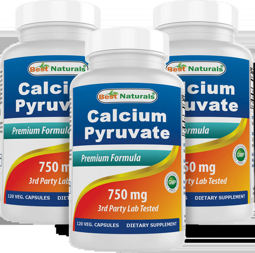 Best Naturals - Calcium Pyruvate 750 Mg 120 Capsules