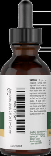 Lions Mane Mushroom Drops - 2 Fl Oz