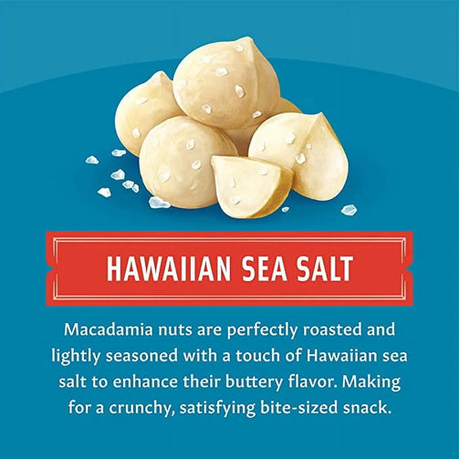 Hawaiian Sea Salt Macadamias 4 Oz. Bag