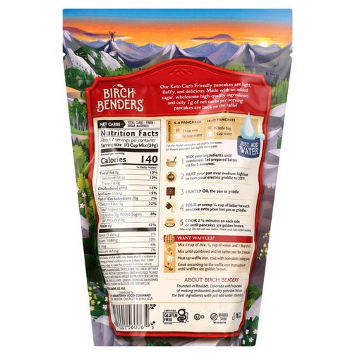 Keto Carb Friendly Pancake & Waffle Mix, 10 Oz