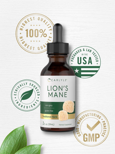 Lions Mane Mushroom Drops - 2 Fl Oz