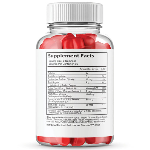 Lifeline Max Keto Gummies supplement facts. Serving size of 2 gummies, with 30 servings per container.