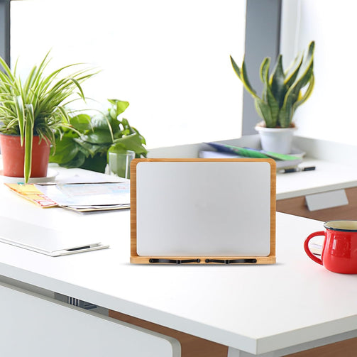 Bamboo Cookbook Stand with Cool Designs