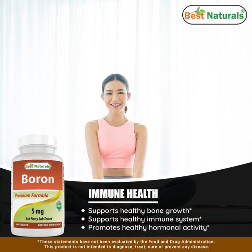 Best Naturals - Boron 5 Mg 240 Tablets