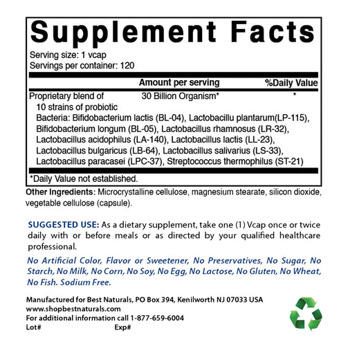 Best Naturals - Probiotic