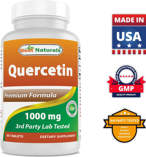 Quercetin 1000 Mg 60 Tablets - Immune System Health