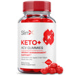 A bottle of Slimx Keto Gummies - Advanced Weightloss Support, a dietary supplement that is keto friendly and helps promote weight loss.